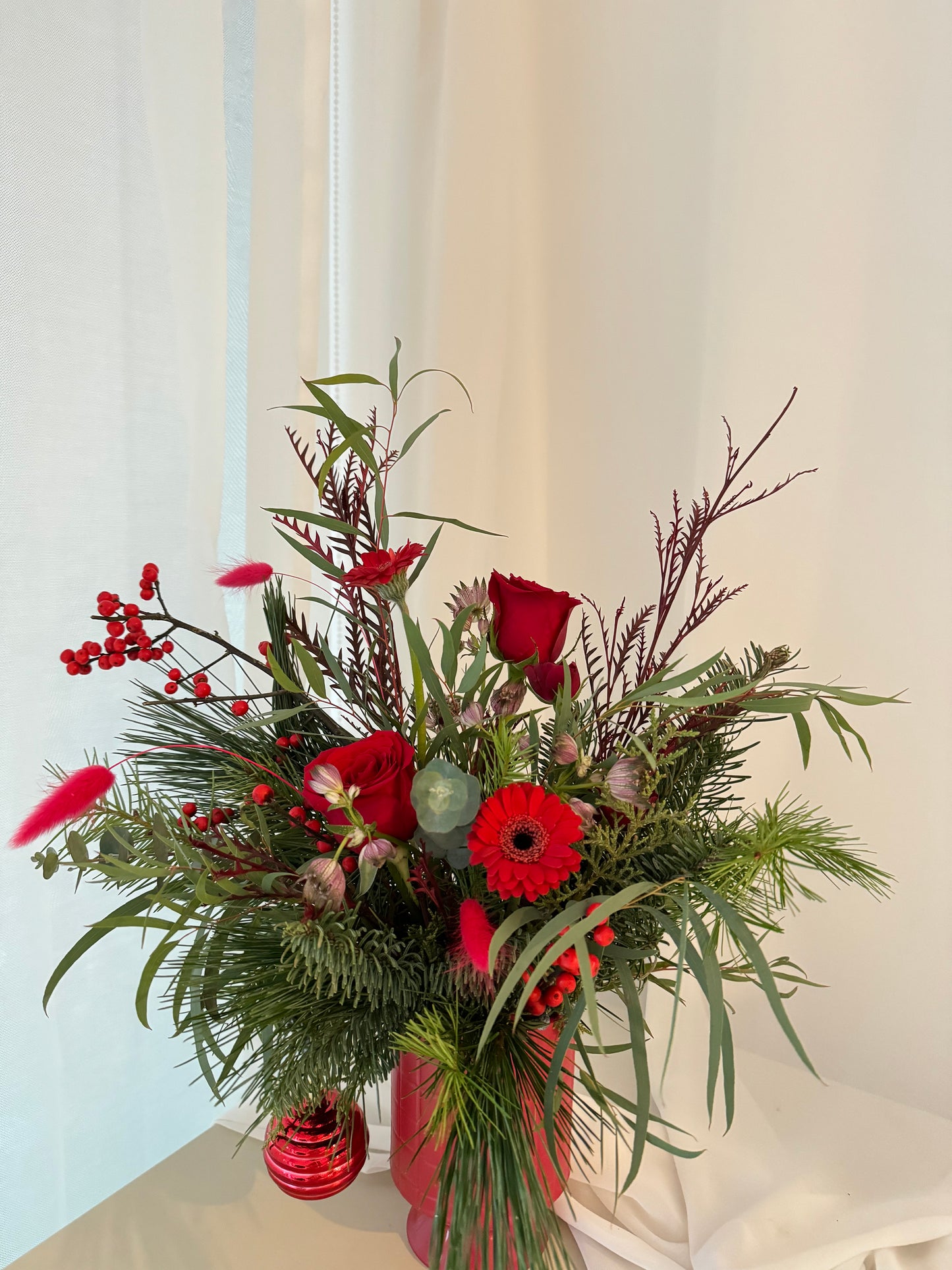 Festive Vase Arrangement