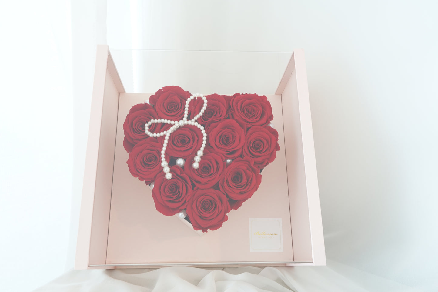 Preserved Roses Hearted Box